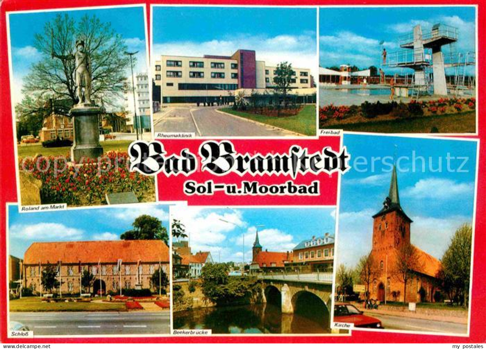 72631834 Bad Bramstedt Rheumaklinik Freibad Kirche Beekerbruecke Schloss Roland  - Bad Bramstedt