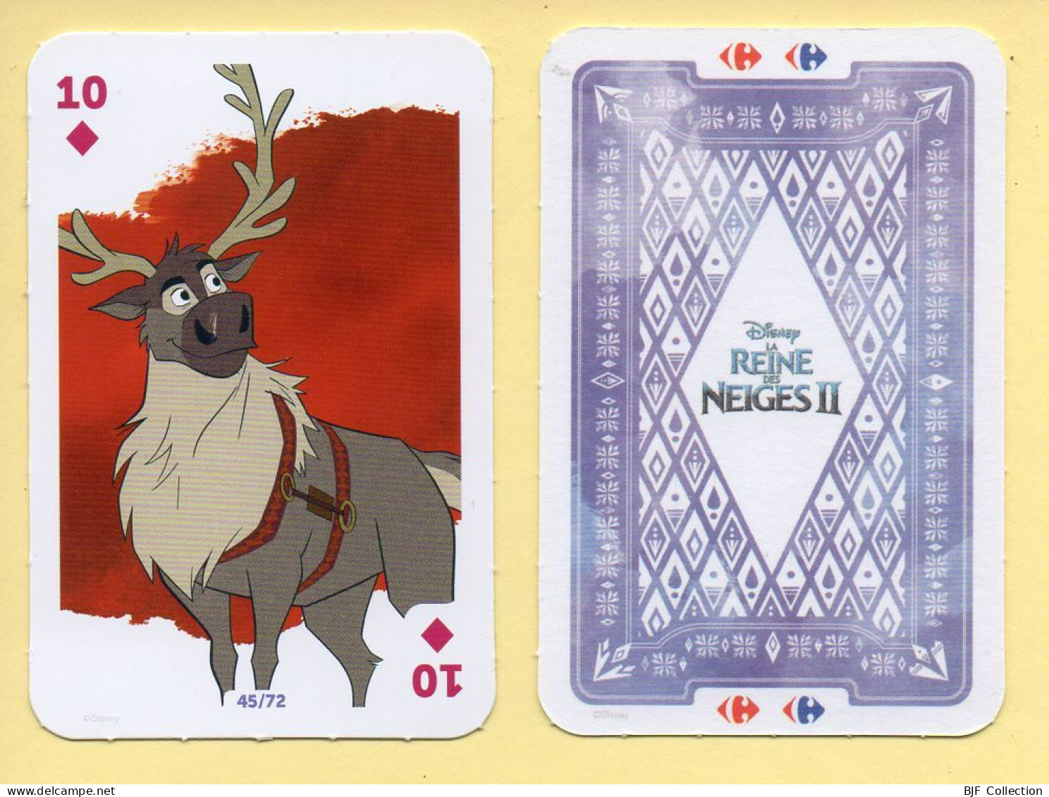 Carte Collector : LA REINE DES NEIGES II N° 45/72 – Disney / Carrefour - Disney