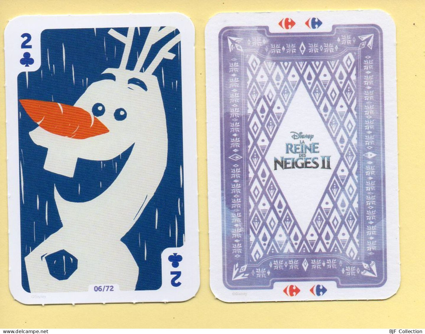 Carte Collector : LA REINE DES NEIGES II N° 06/72 – Disney / Carrefour - Disney