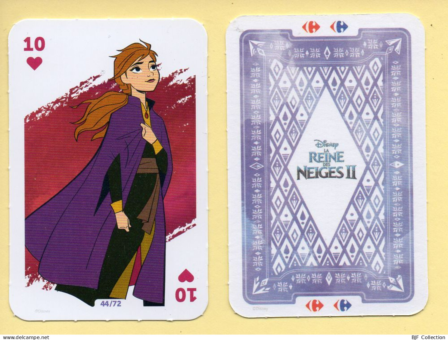 Carte Collector : LA REINE DES NEIGES II N° 44/72 – Disney / Carrefour - Disney
