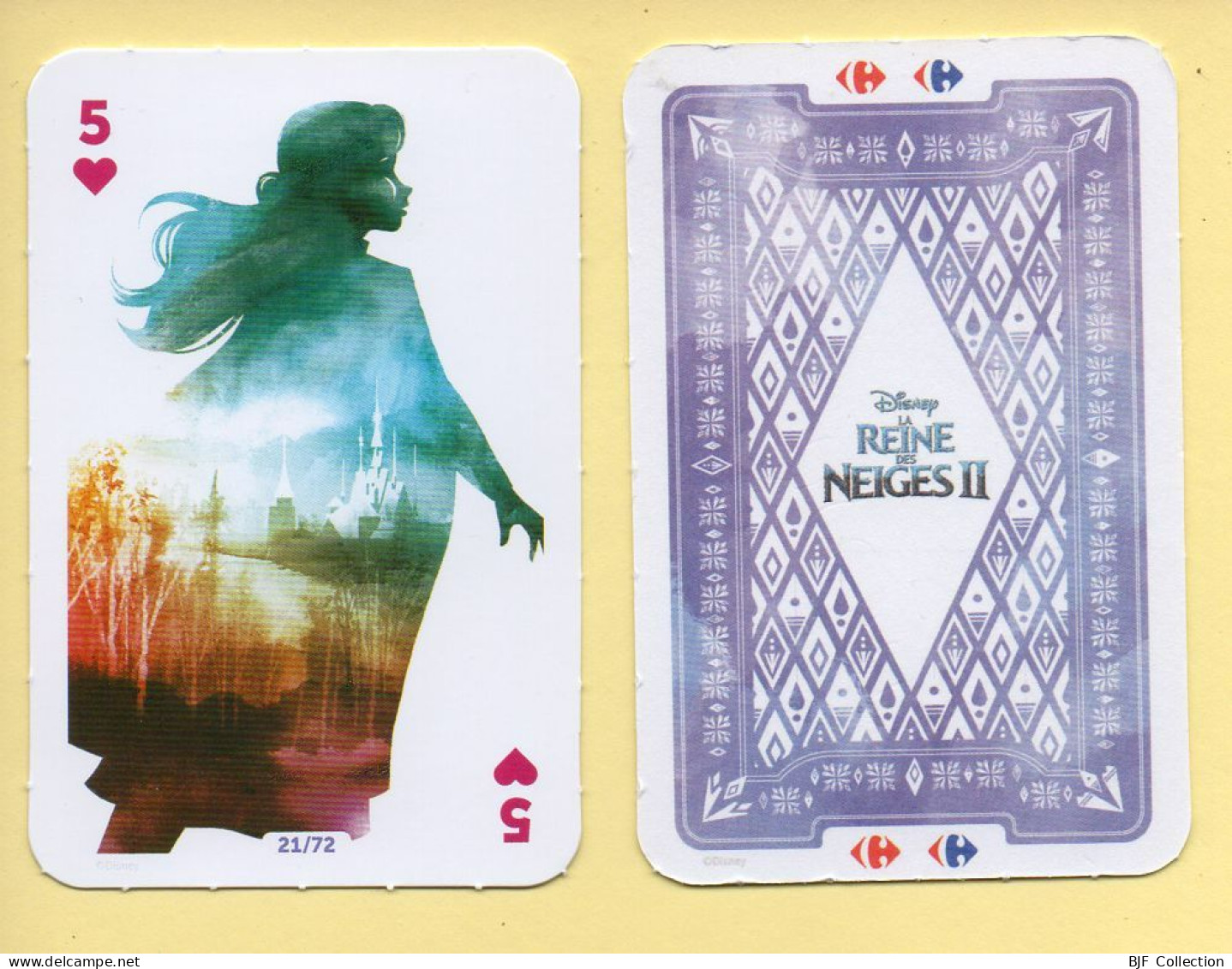 Carte Collector : LA REINE DES NEIGES II N° 21/72 – Disney / Carrefour - Disney
