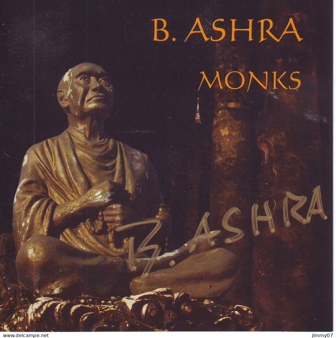B. Ashra (12x12 Cm)  Original Dedicated Photo - Sänger Und Musiker
