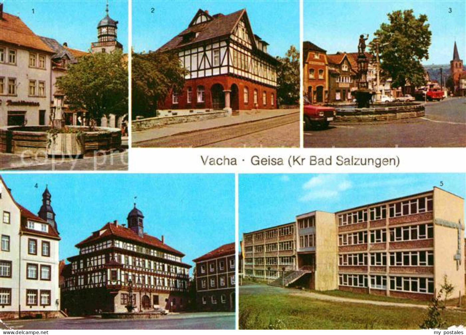 72631722 Vacha Geisa Markt Rathaus  Vacha - Vacha