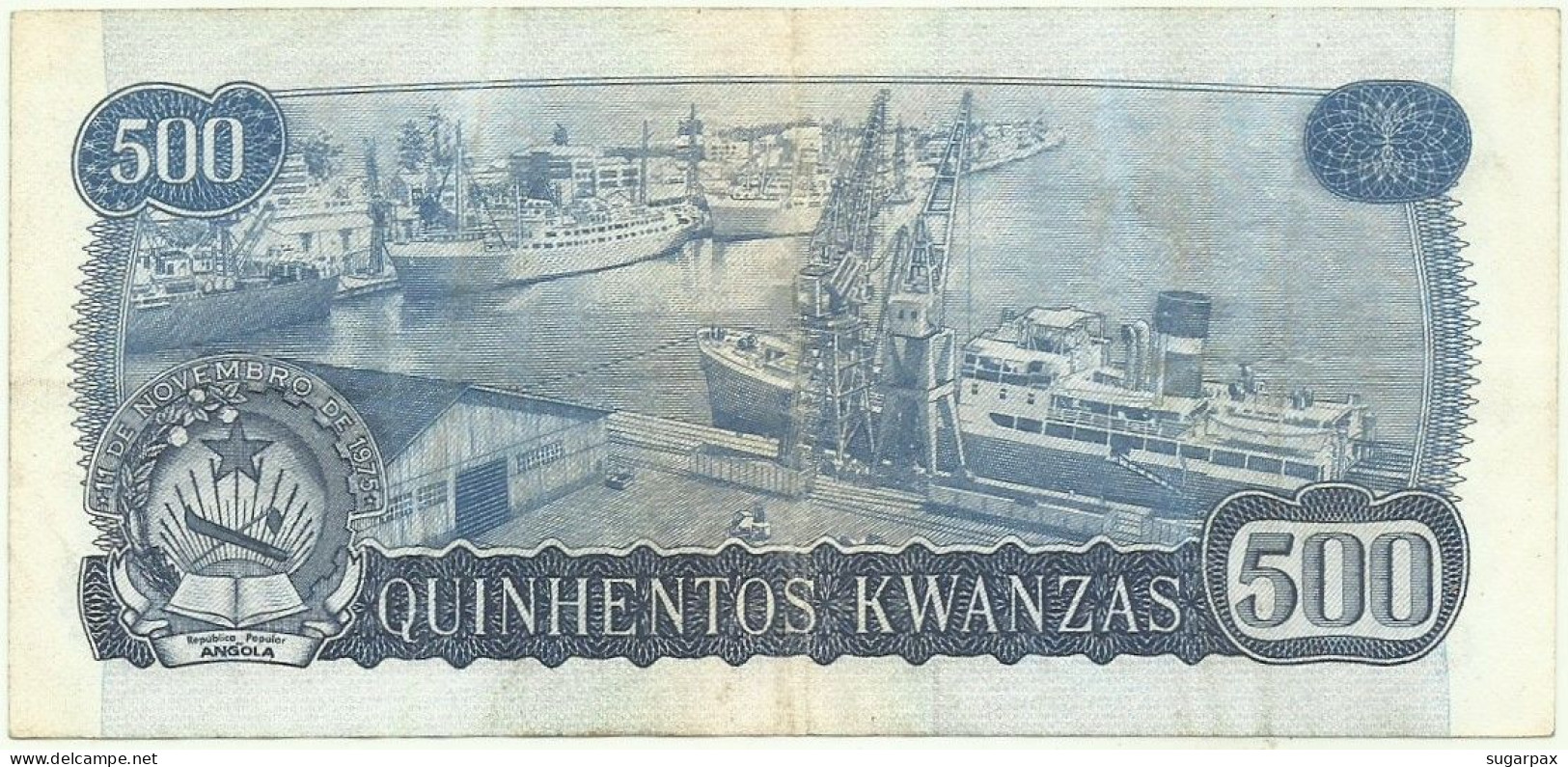 Angola - 500 Kwanzas - 14.08.1979 - Pick 116 - Série H/A - Agostinho Neto - Angola