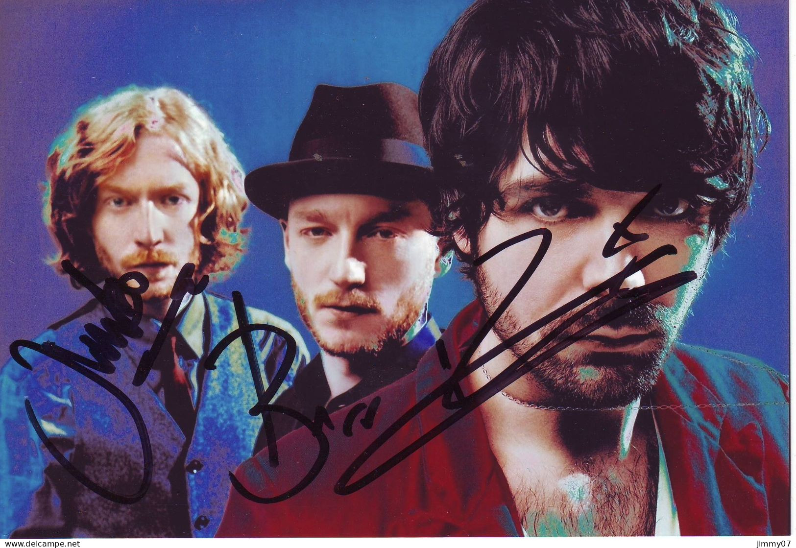 Biffy Clyro (11x17cm)   Original Dedicated Photo - Cantanti E Musicisti