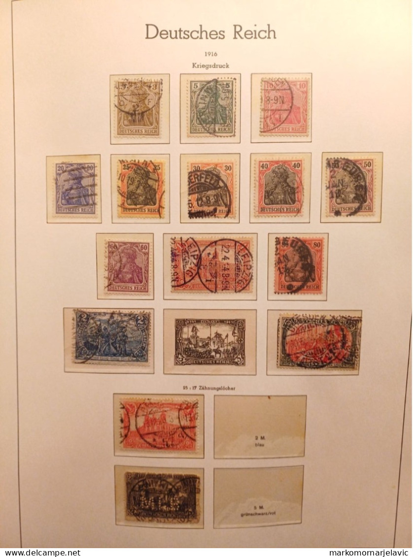 German (Deutsches) 2nd and 3rd Reich (1872-1945) with high quality mint and used stamps.