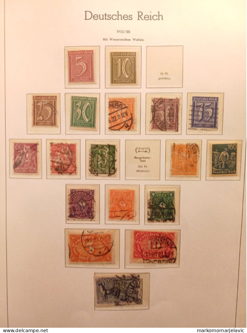 German (Deutsches) 2nd and 3rd Reich (1872-1945) with high quality mint and used stamps.