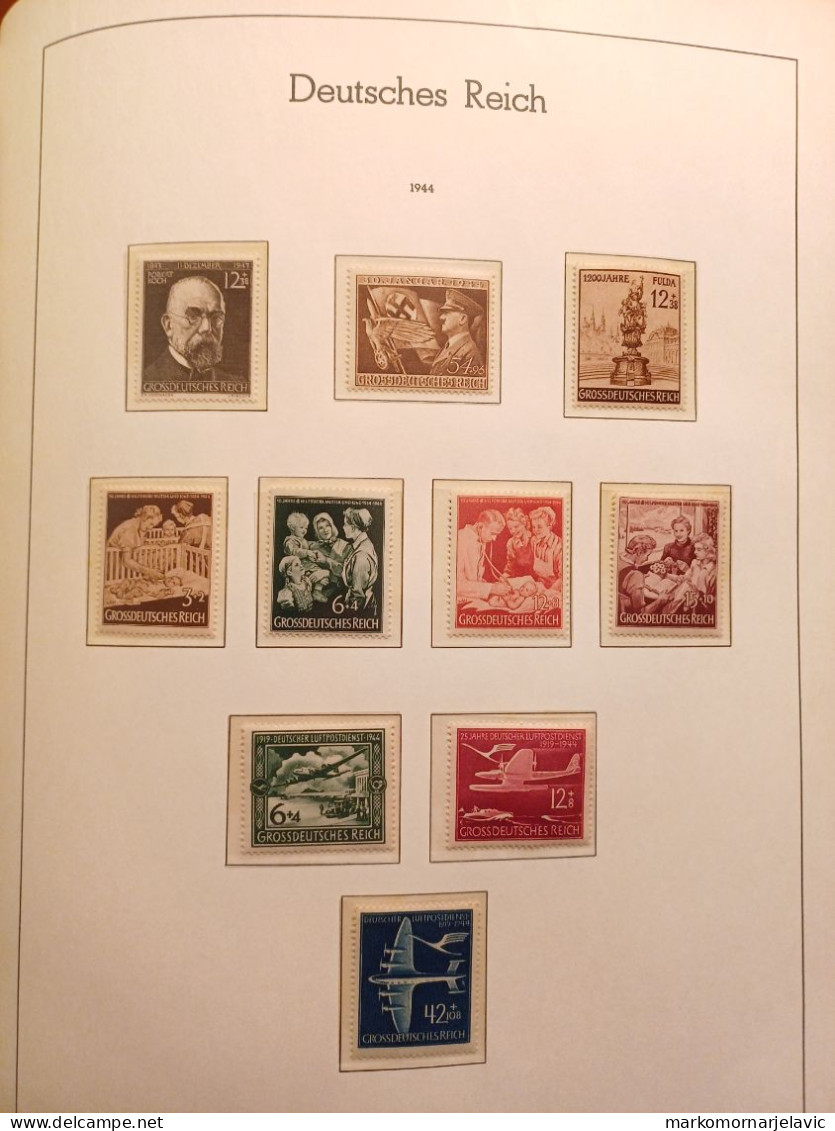 German (Deutsches) 2nd and 3rd Reich (1872-1945) with high quality mint and used stamps.