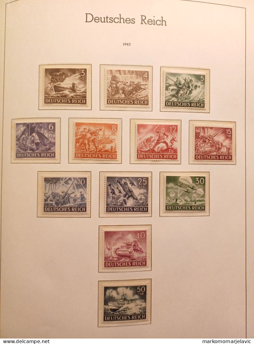 German (Deutsches) 2nd and 3rd Reich (1872-1945) with high quality mint and used stamps.