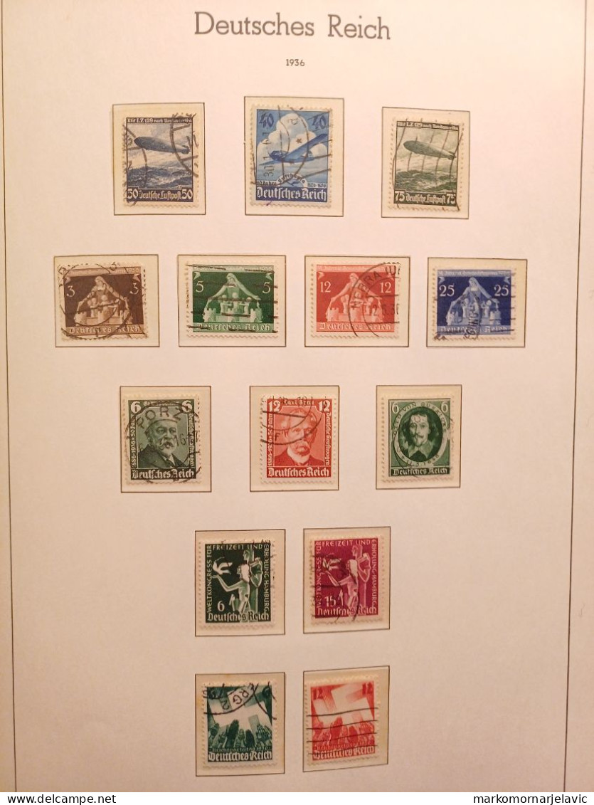 German (Deutsches) 2nd and 3rd Reich (1872-1945) with high quality mint and used stamps.