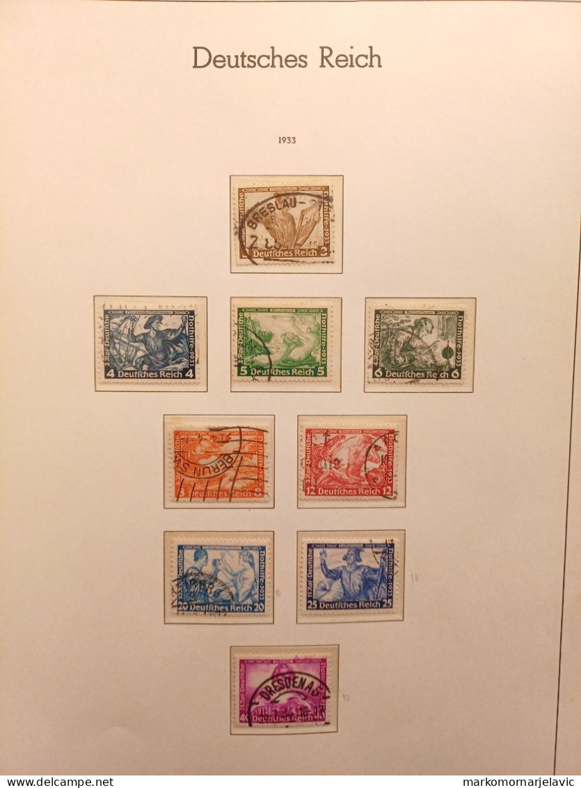 German (Deutsches) 2nd and 3rd Reich (1872-1945) with high quality mint and used stamps.