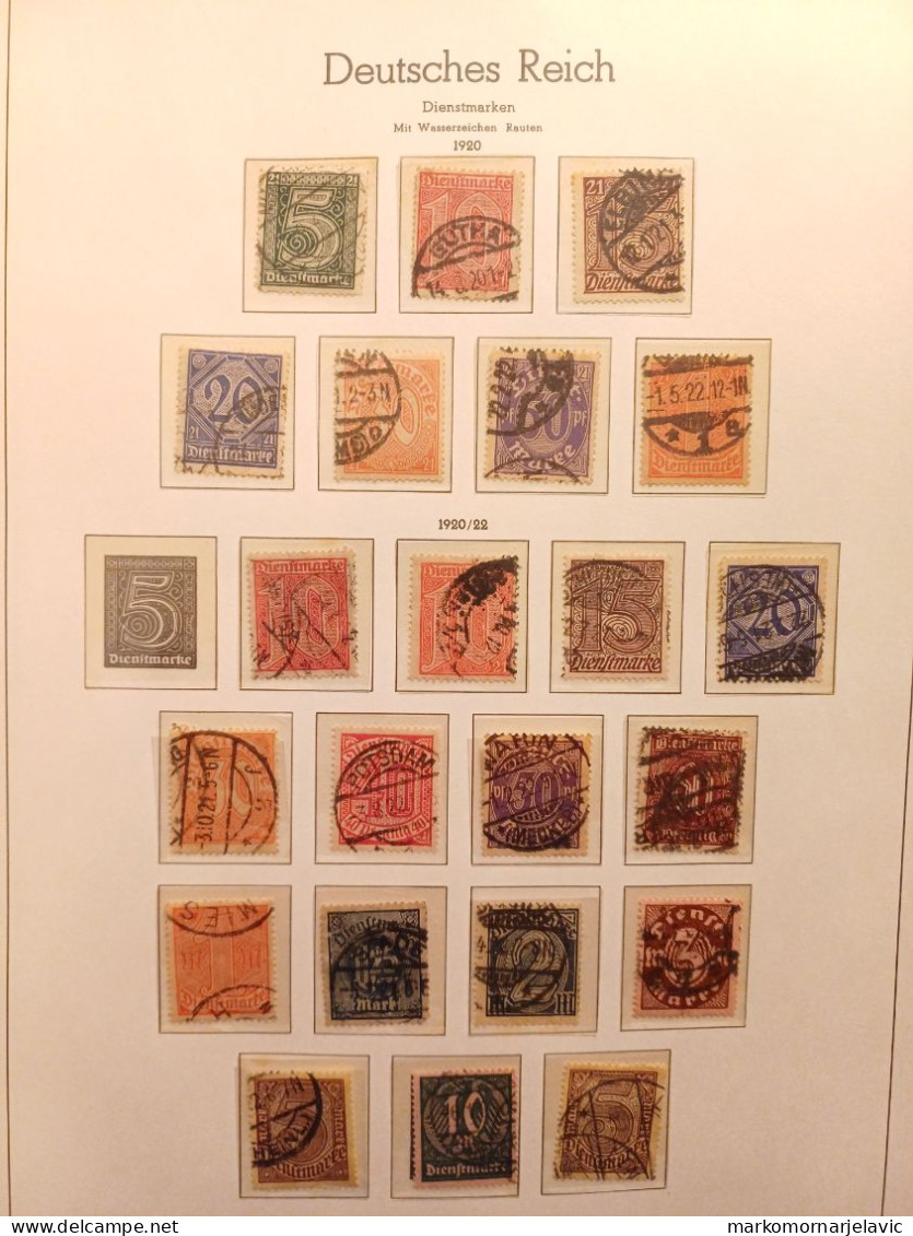 German (Deutsches) 2nd and 3rd Reich (1872-1945) with high quality mint and used stamps.