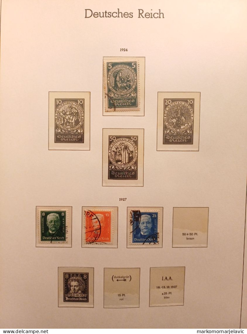 German (Deutsches) 2nd and 3rd Reich (1872-1945) with high quality mint and used stamps.