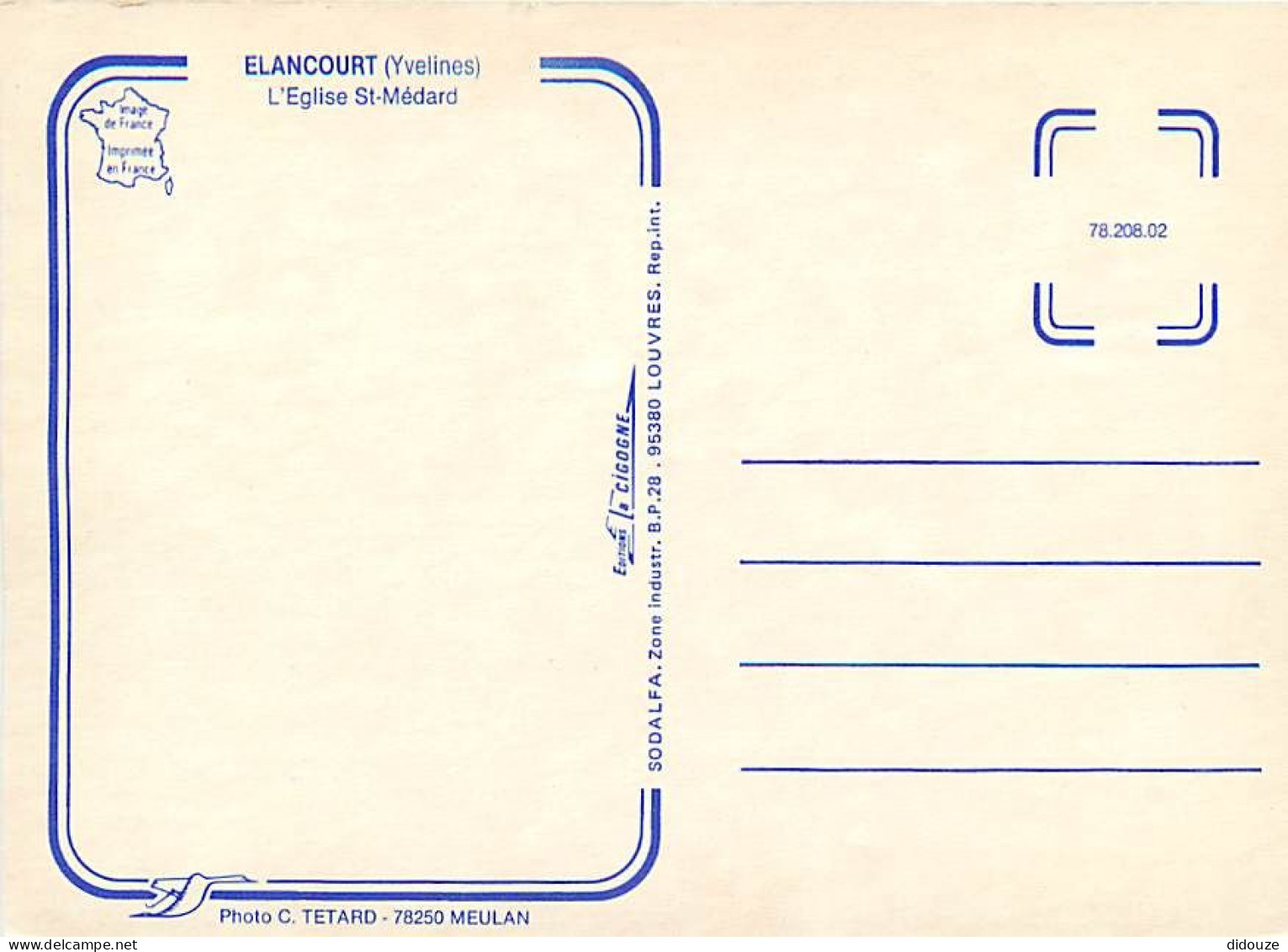 78 - Elancourt - L'Eglise St-Médard - CPM - Carte Neuve - Voir Scans Recto-Verso - Elancourt