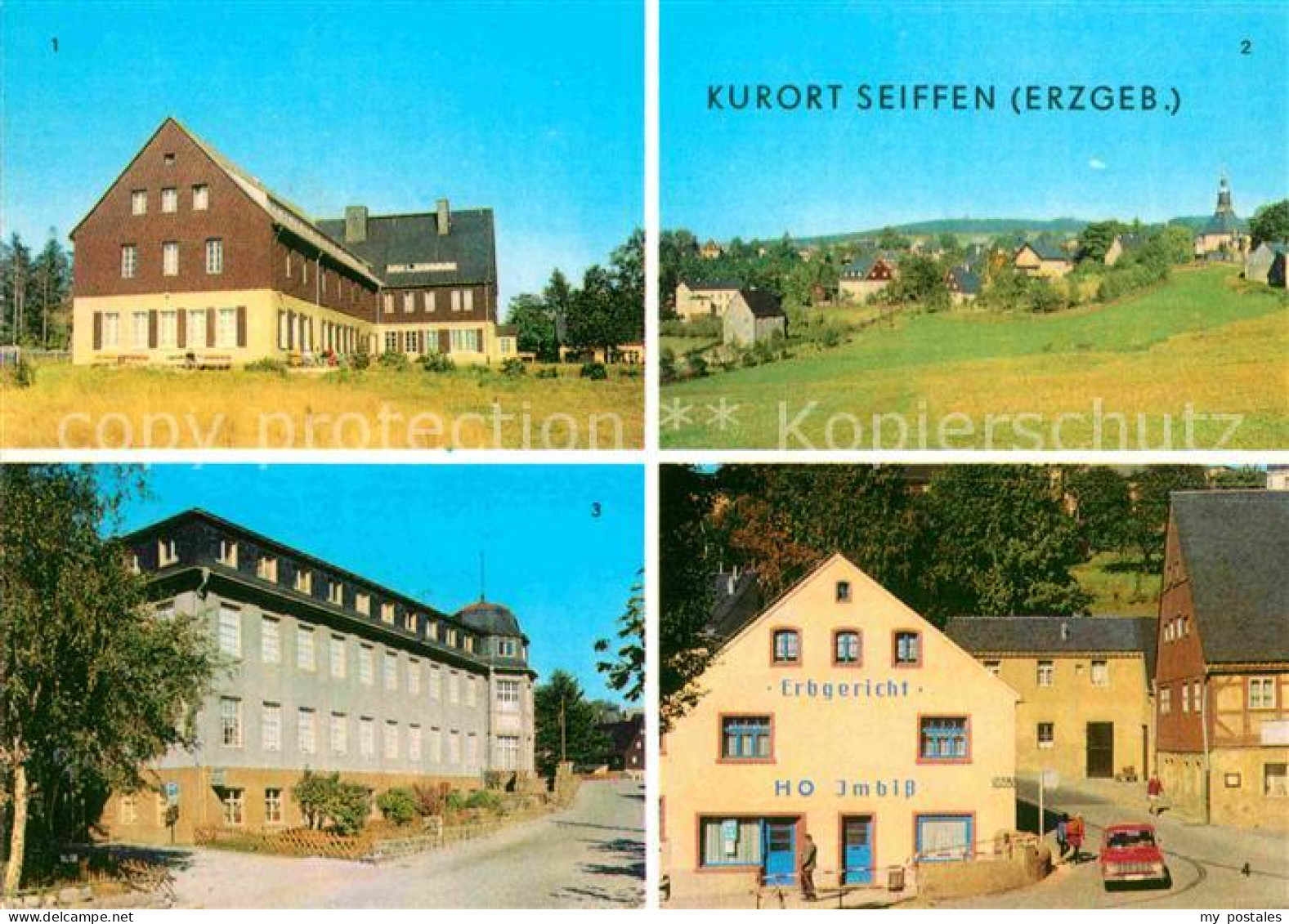 72630526 Seiffen Erzgebirge Erholungsheim Berghof Spielzeugmuseum Erbgericht Kur - Seiffen