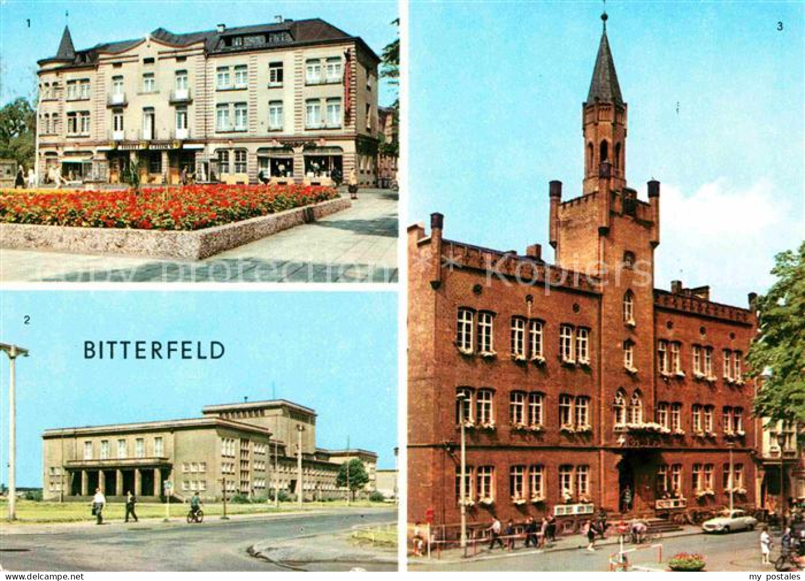 72630219 Bitterfeld Hotel Central Kulturpalast Wilhelm Pieck Rathaus Bitterfeld - Bitterfeld