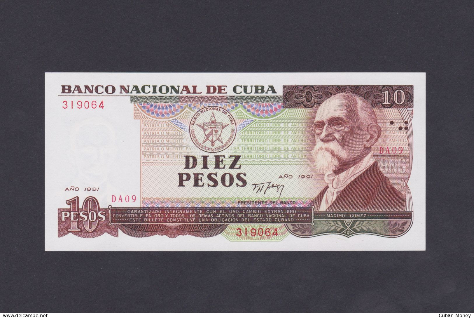Cuba 10 Pesos 1991 SC / UNC - Kuba