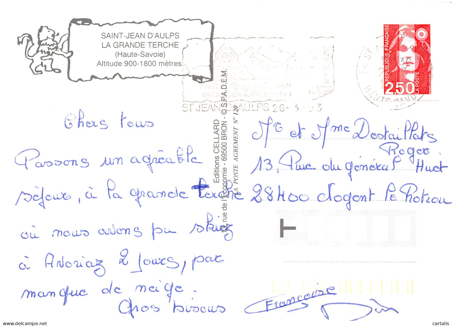 74-SAINT JEAN D AULPS-N°C-4344-C/0279 - Saint-Jean-d'Aulps