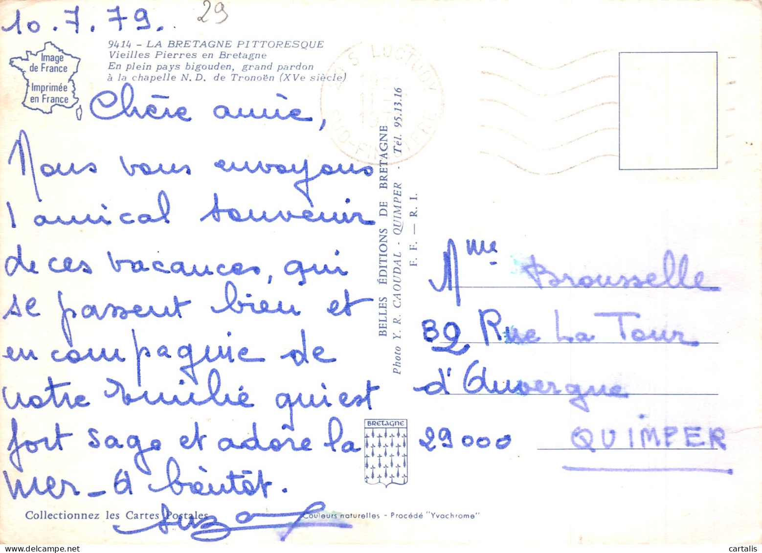 29-SAINT JEAN TROLIMON-N°C-4344-B/0069 - Saint-Jean-Trolimon