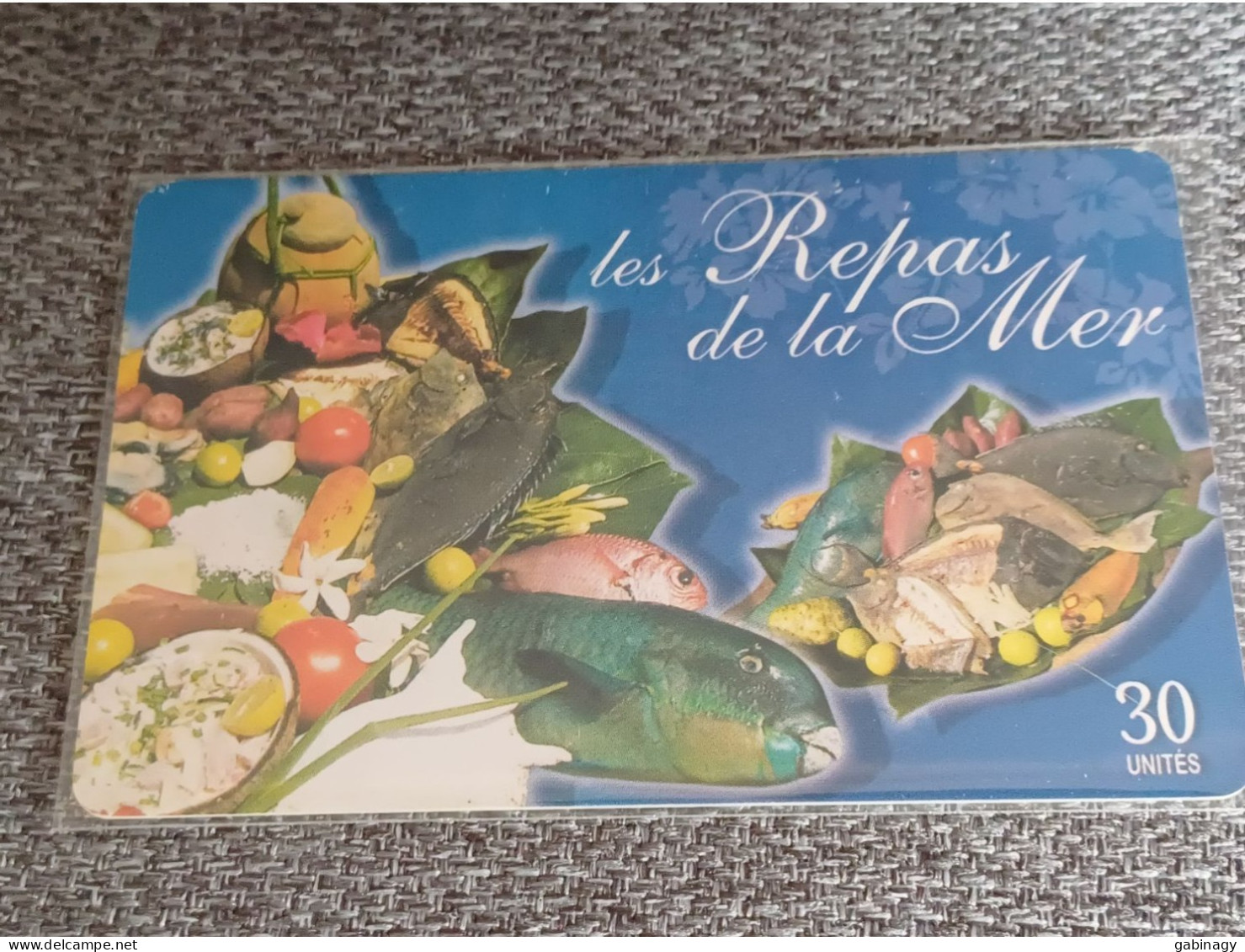 FRENCH POLYNESIA - FP133 - Les Repas De La Mer - 30.000 EX. - Frans-Polynesië