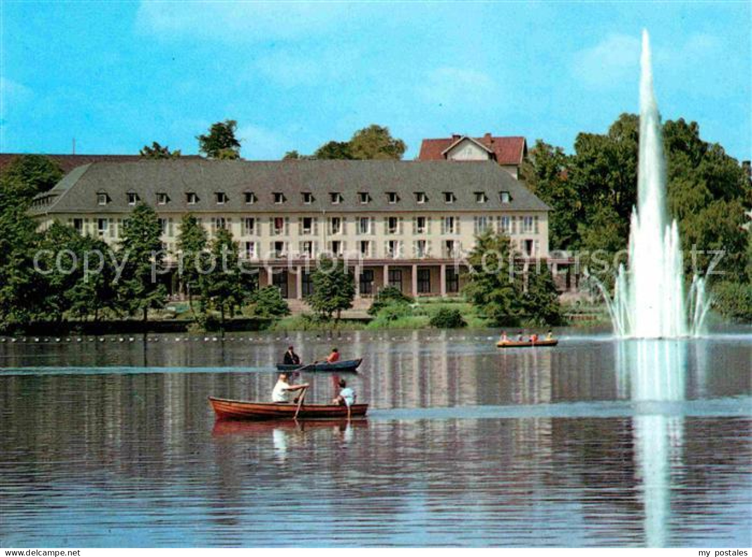 72629404 Bad Salzungen Kurhaus Am Burgsee Fontaene Bad Salzungen - Bad Salzungen