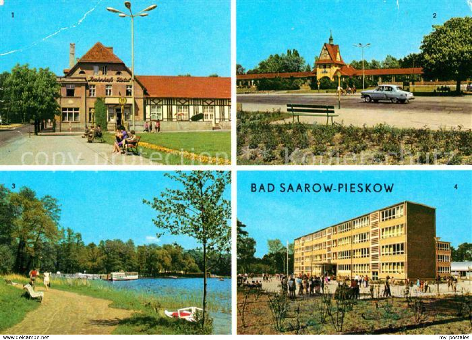 72629402 Bad Saarow-Pieskow Bahnhofs Hotel Johannes Becher Platz Maxim Gorki Sch - Bad Saarow