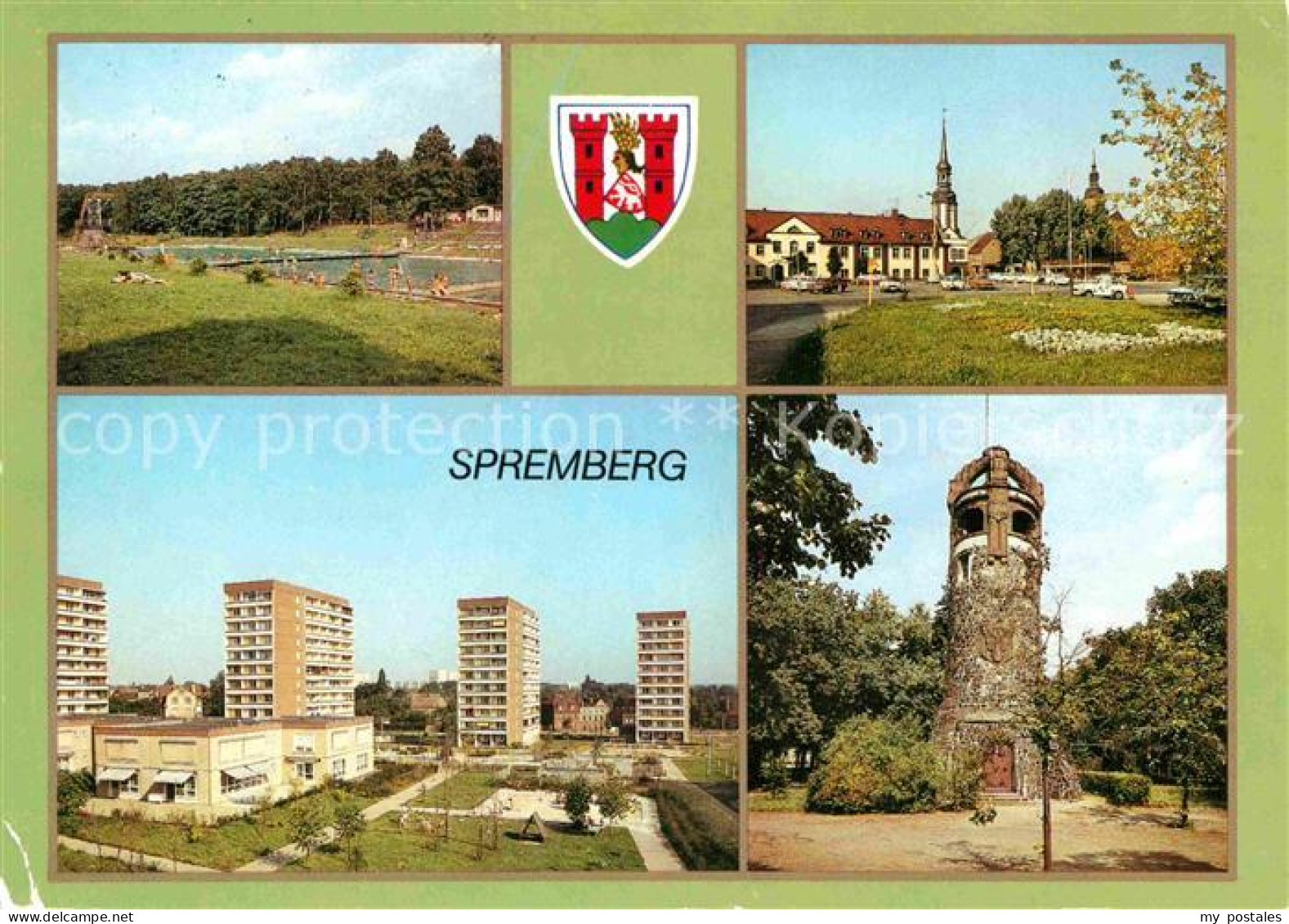 72629362 Spremberg Niederlausitz Freibad Markt Neubauten Georgenbergturm Sprembe - Spremberg