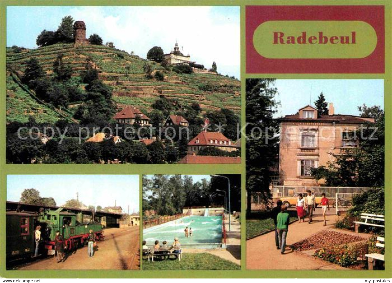 72629232 Radebeul Spitzhaus Turm Der Jugend Traditionsbahn Bilzbad Indianer Muse - Radebeul