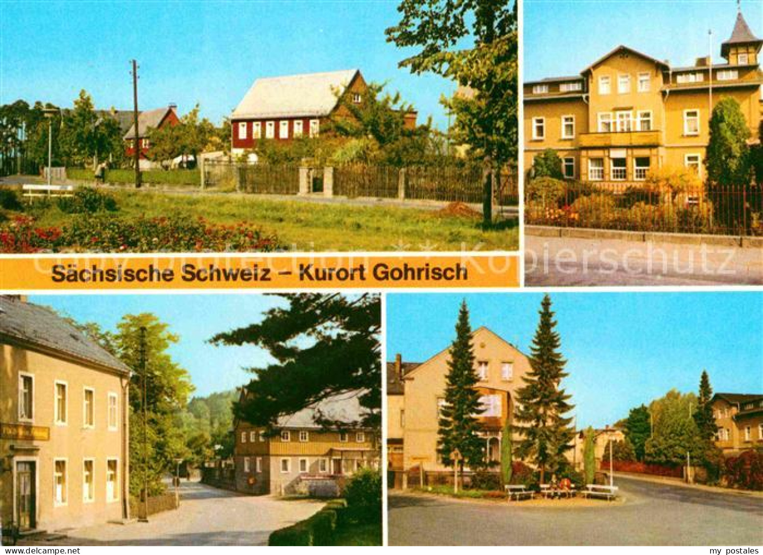 72629208 Gohrisch Dorfplatz Kurheim FDGB Heim Erholung Teilansicht Gohrisch - Gohrisch