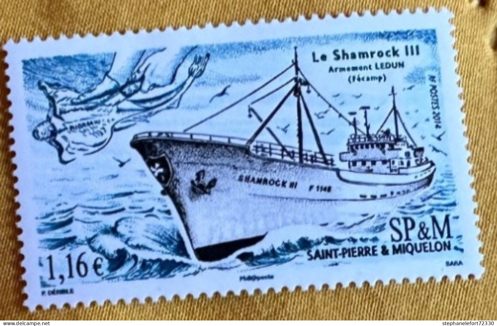 Saint Pierre Et Miquelon 2014  - YT N°1099 -  Le Shamrock III - Neuf** - Ongebruikt