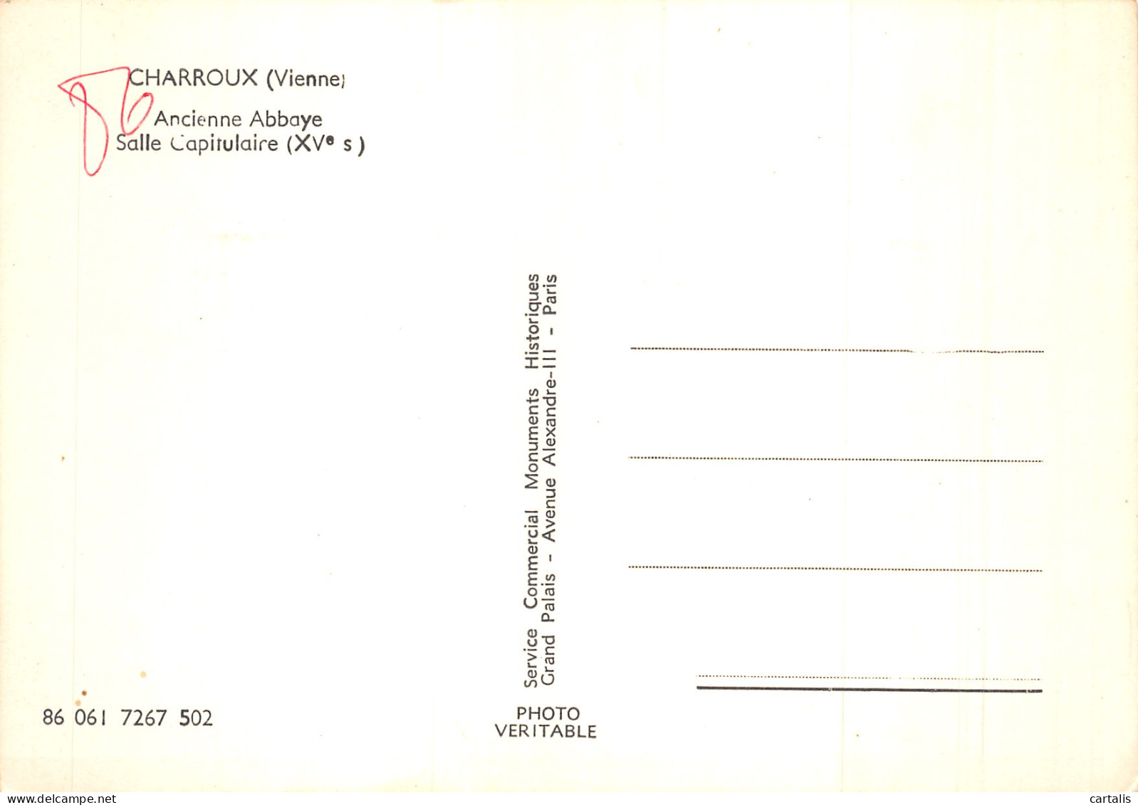86-CHARROUX-N°C-4349-A/0083 - Charroux