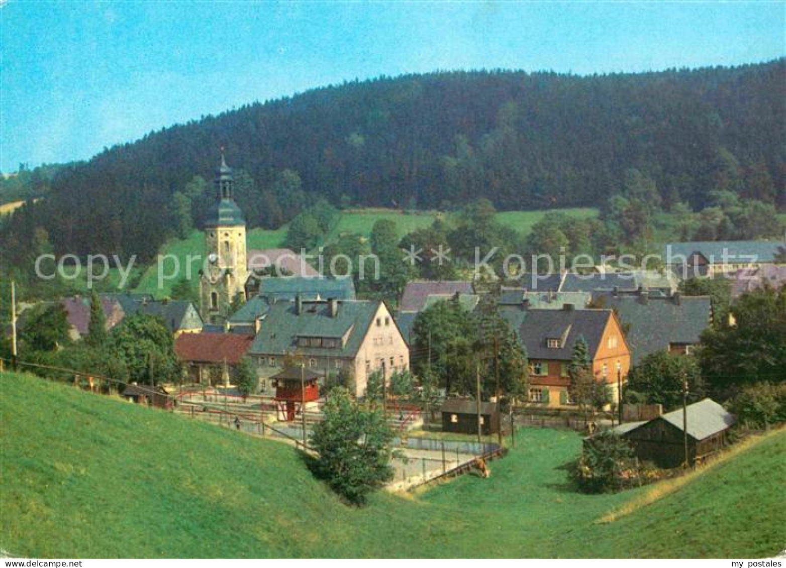 72626471 Geising Erzgebirge Ortsansicht Mit Kirche Geising Osterzgebirge - Geising