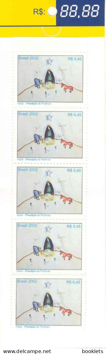 BRAZIL, 2002, Booklet 26, Christmas5 - Carnets