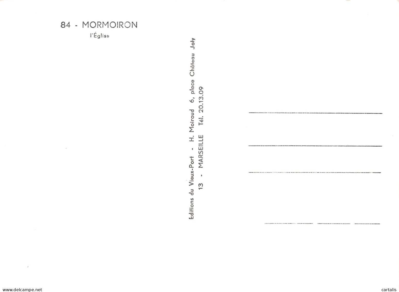 84-MORMOIRON-N°C-4349-D/0163 - Mormoiron