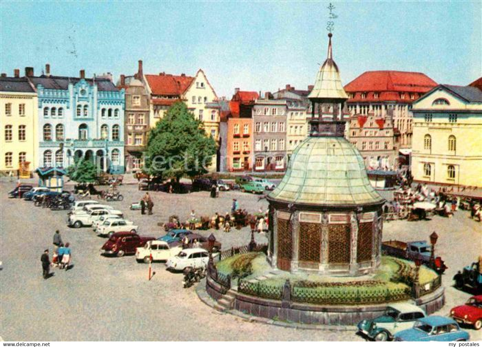 72626446 Wismar Mecklenburg Marktplatz Wasserkunst Wismar - Wismar