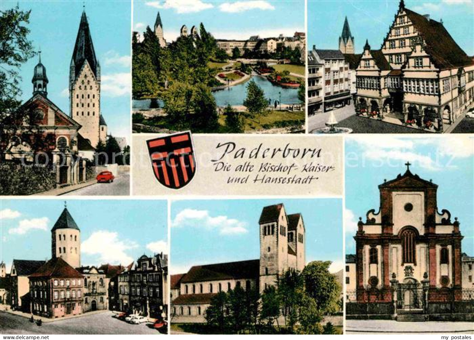 72625801 Paderborn Teilansichten Alte Bischof Kaiser Und Hansestadt Paderborn - Paderborn