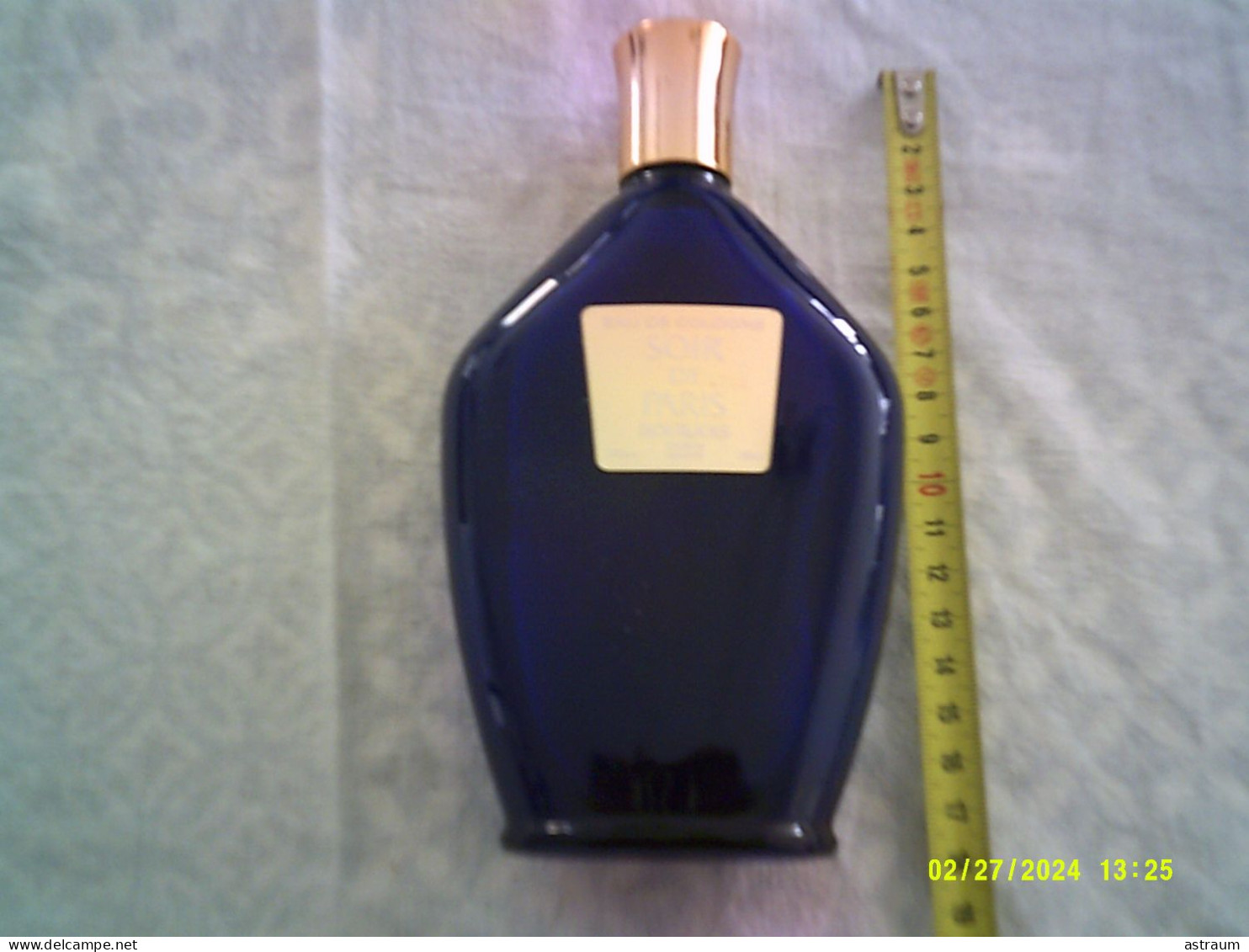 Grand Flacon Parfum - Bourjois - EDC - Soir De Paris - 230 Ml ( Manque 2 Ou 3 Cl ) - Miniatures Womens' Fragrances (without Box)