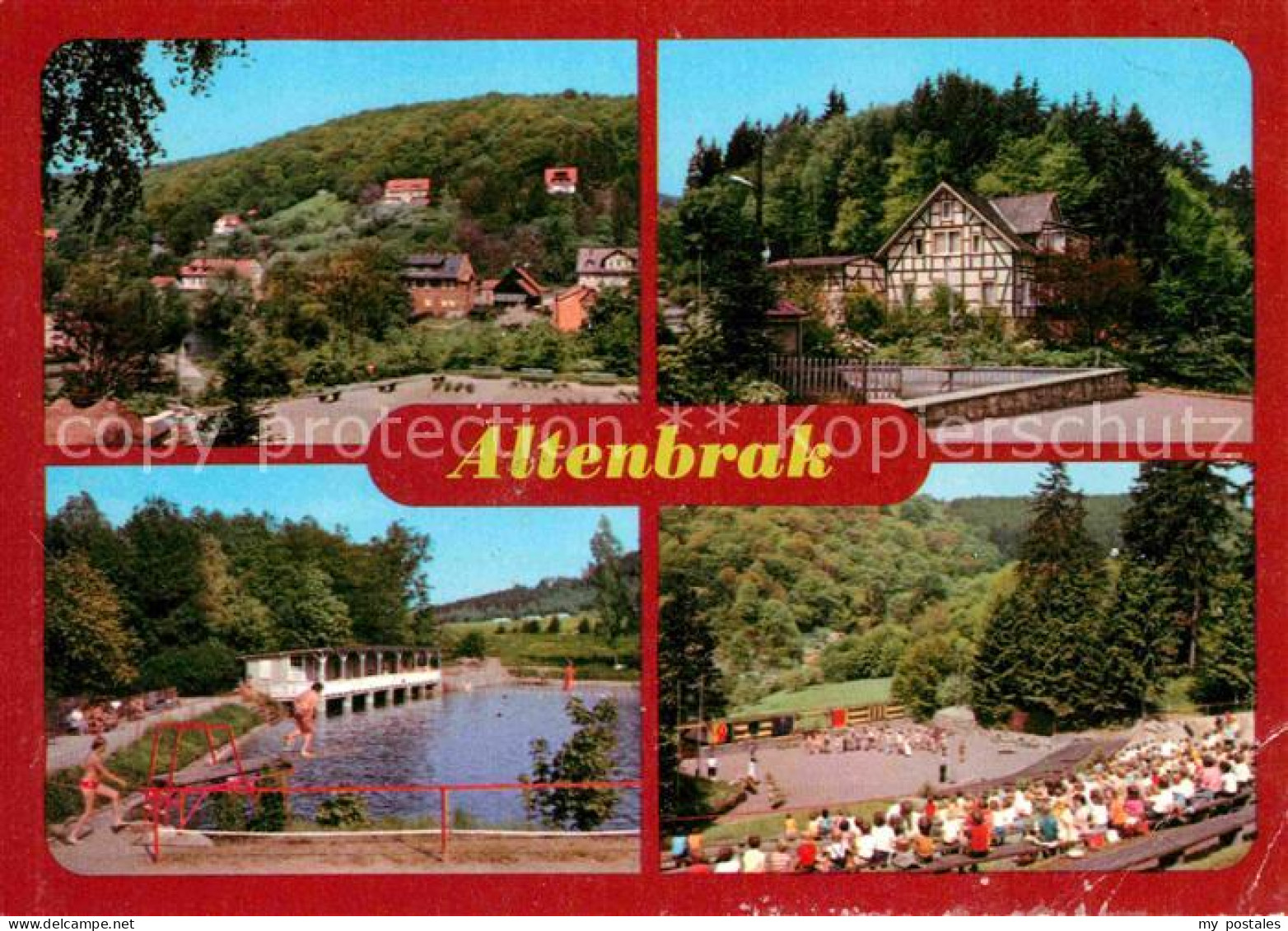 72625625 Altenbrak Harz Teilansicht Rolandseck Bergschwimmbad Waldbuehne Altenbr - Altenbrak