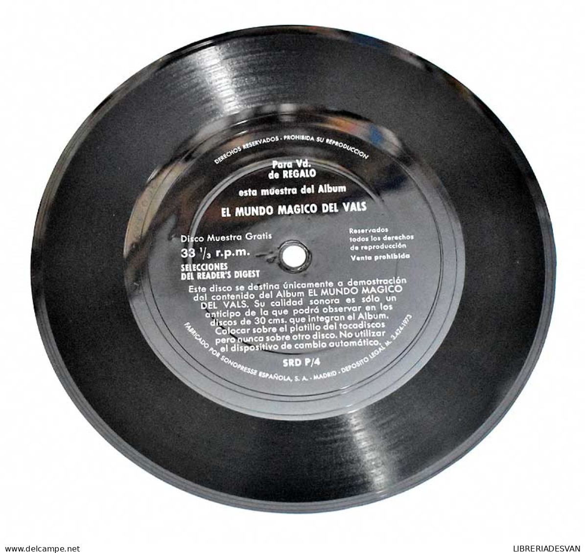 Disco Muestra - El Mundo Mágico Del Vals. Single Flexi-disc (sólo Vinilo) - Other & Unclassified