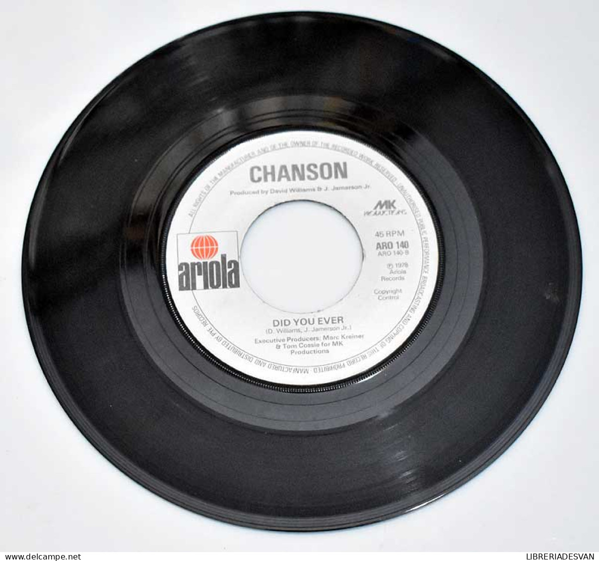 Chanson - Don't Hold Back / Did You Ever. Single (sólo Vinilo) - Otros & Sin Clasificación