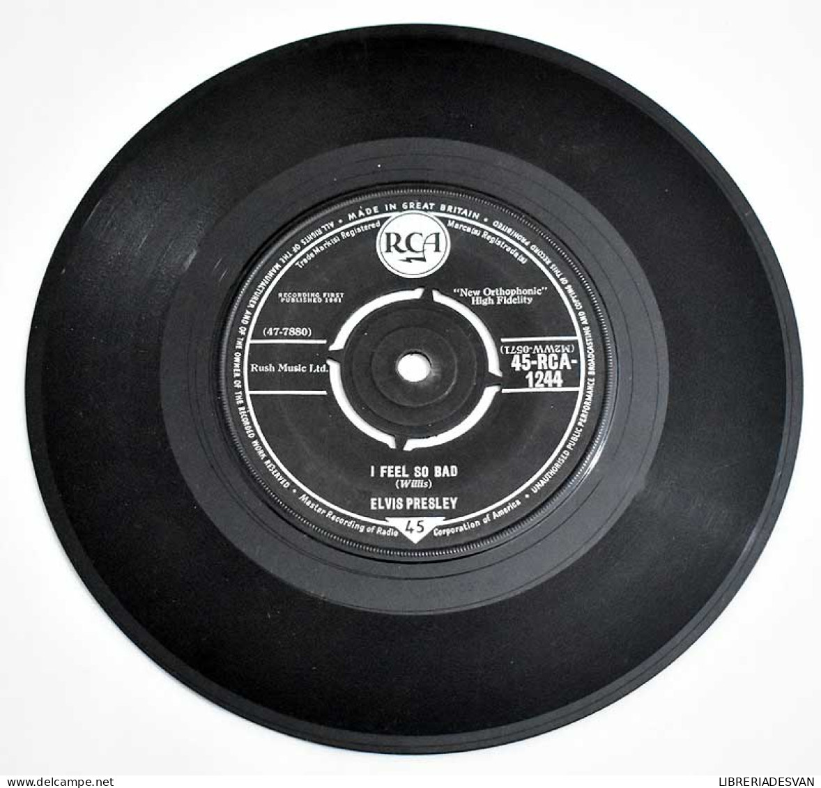 Elvis Presley - Wild In The Country / I Feel So Bad. Single (sólo Disco) - Other & Unclassified