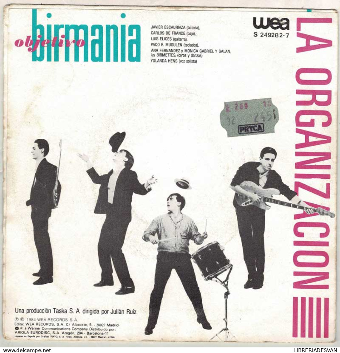 Objetivo Birmania - No Te Aguanto Más / La Organización. Single - Other & Unclassified