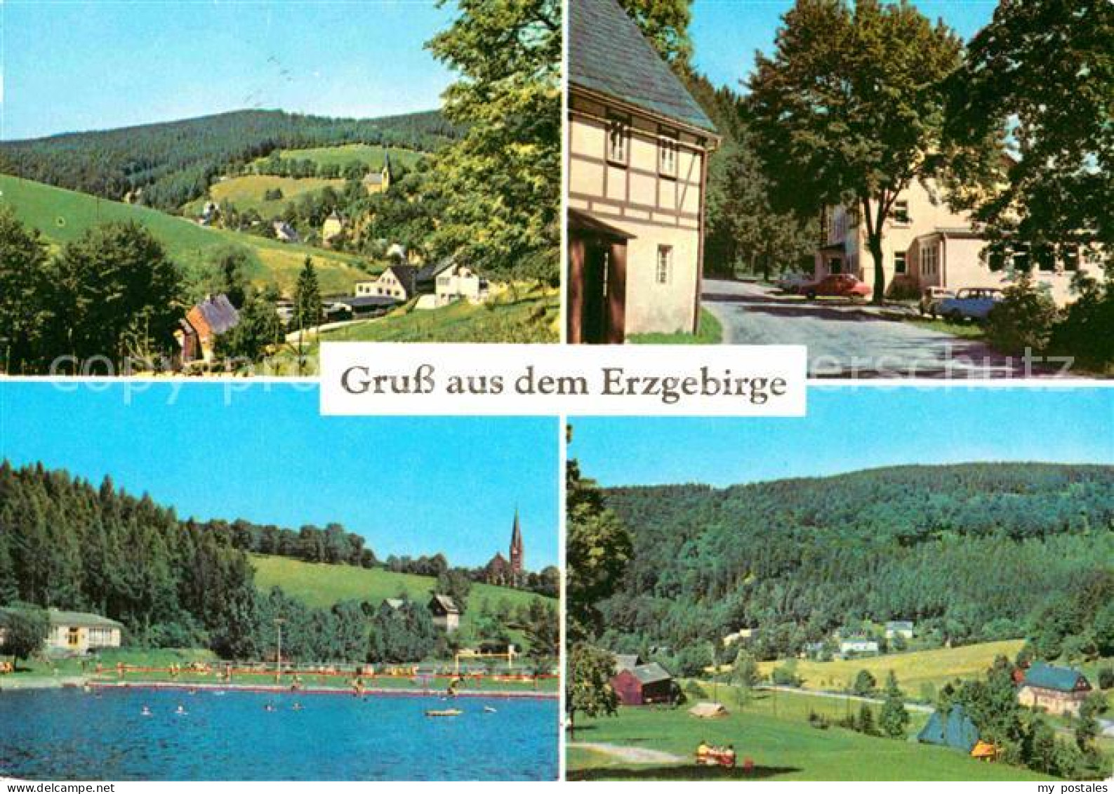 72624519 Rechenberg-Bienenmuehle Osterzgebirge Teilansicht Schwimmbad Holzhau Ha - Rechenberg-Bienenmühle