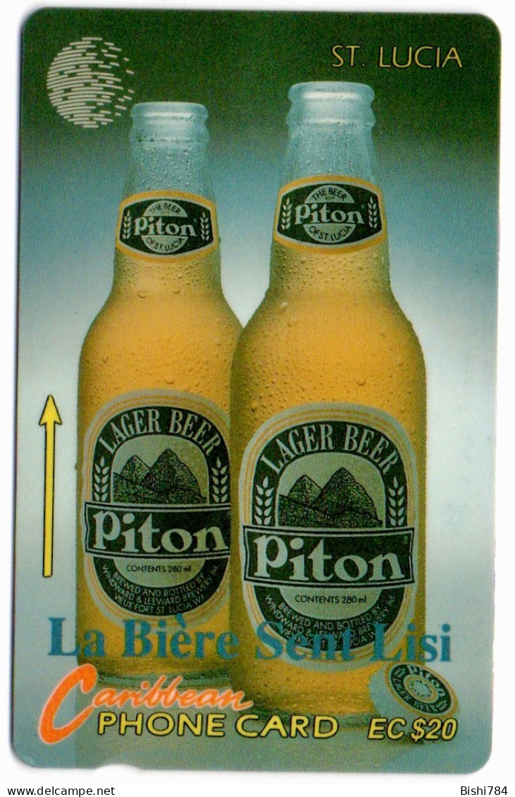 St. Lucia - Piton Beer - 14CSLD - Santa Lucía