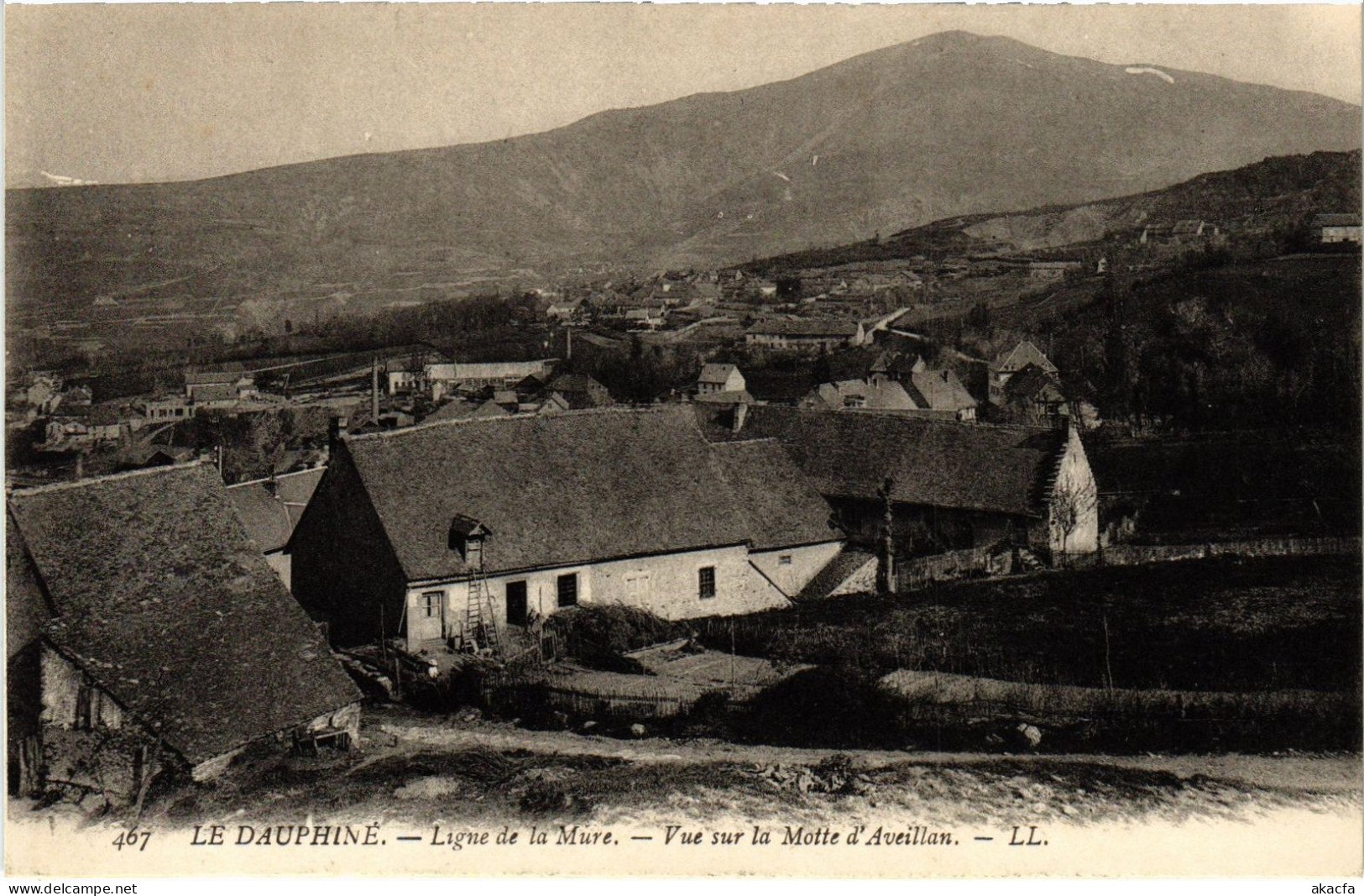 CPA Le Dauphiné Motte D'Aveillan Ligne De La Mure (1279469) - Motte-d'Aveillans