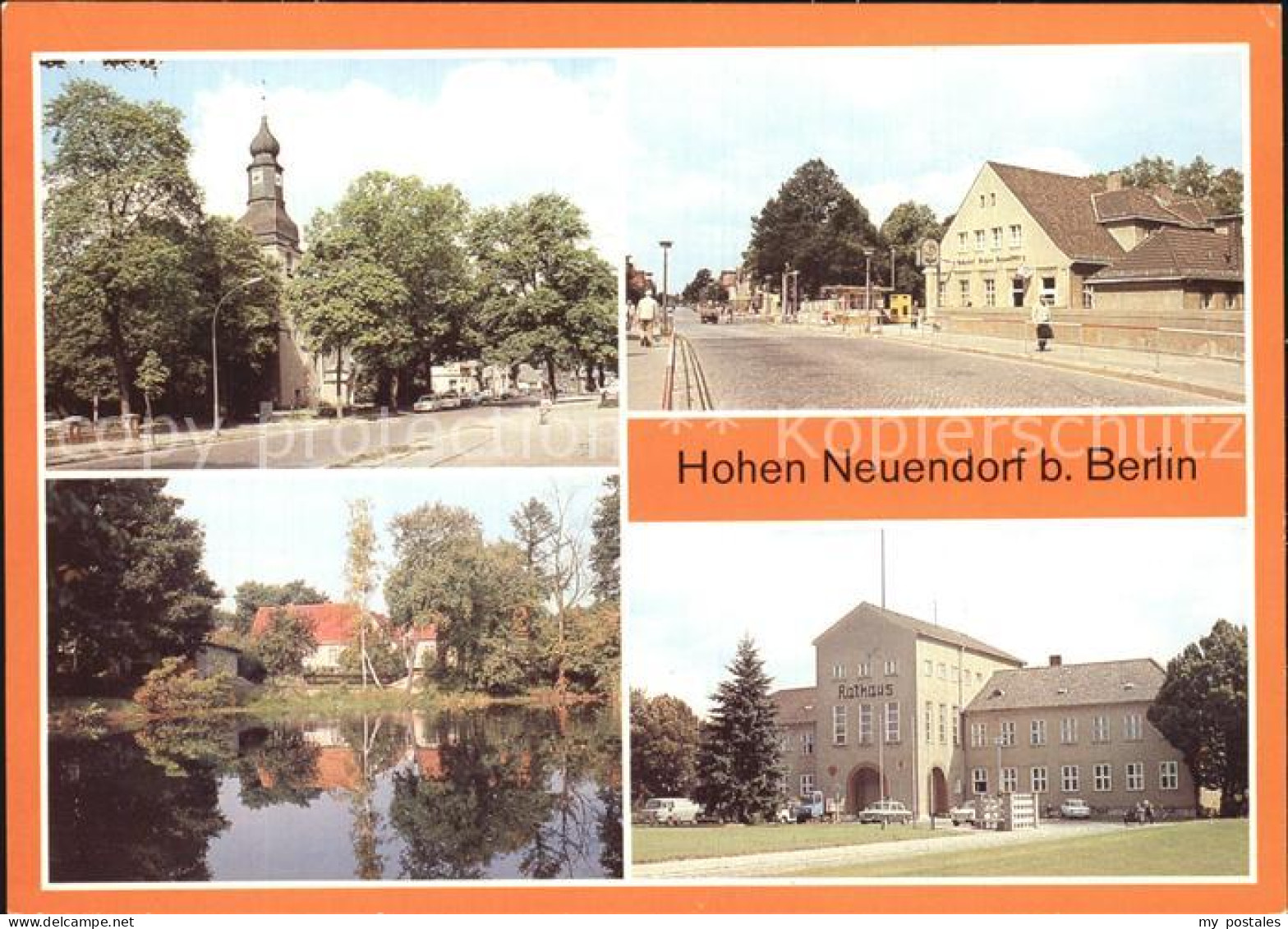 72547318 Hohen Neuendorf Kirche S Bahnhof An Den Rotpfuhlen Rathaus Hohen Neuend - Hohen Neuendorf