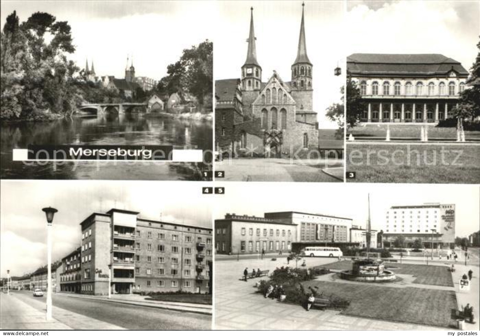 72547272 Merseburg Saale Neumarktbruecke Dom Schlossgartensalon Strasse Des Frie - Merseburg