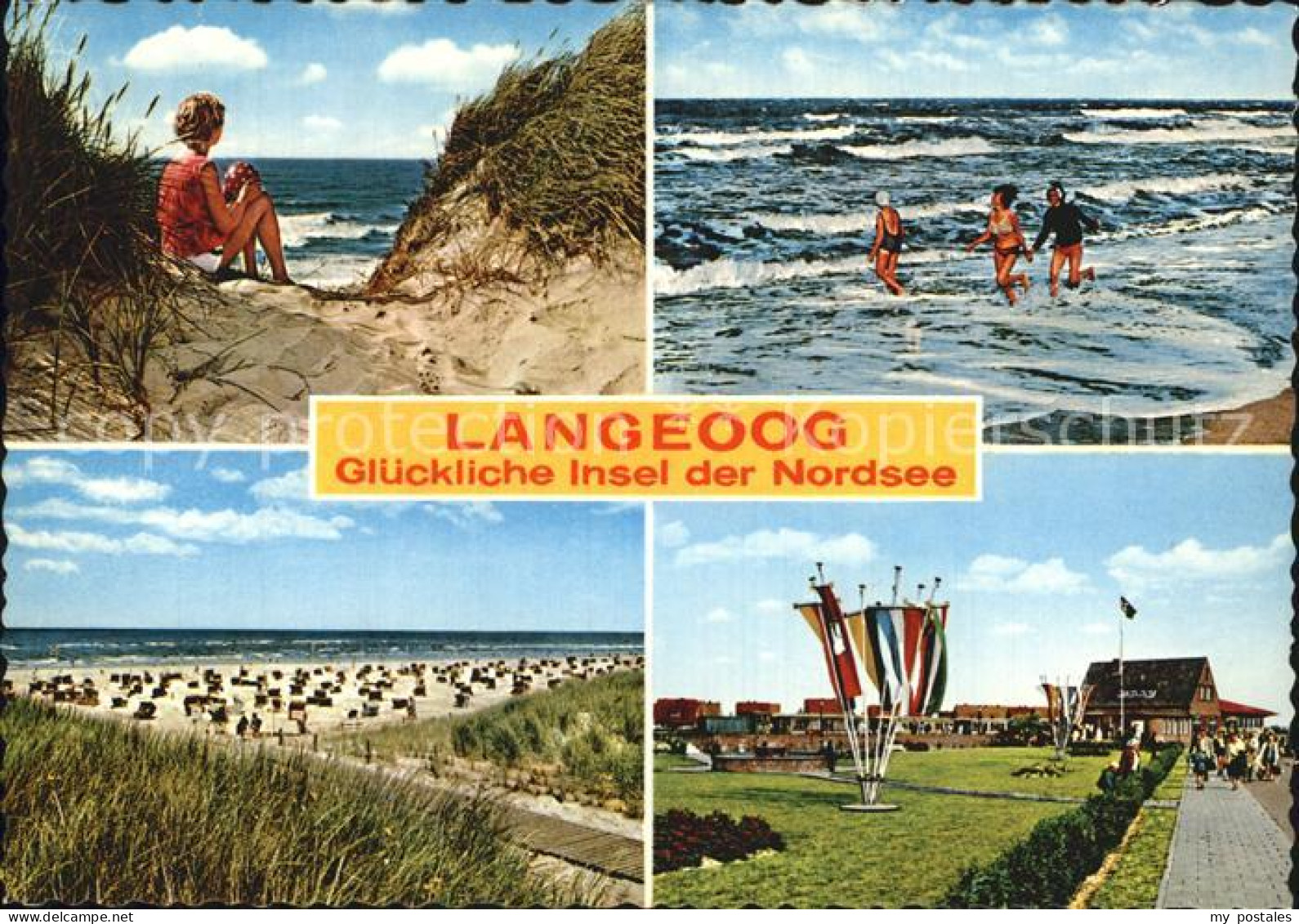 72547142 Langeoog Nordseebad Duenen Badespass Strand Promenade Langeoog - Langeoog