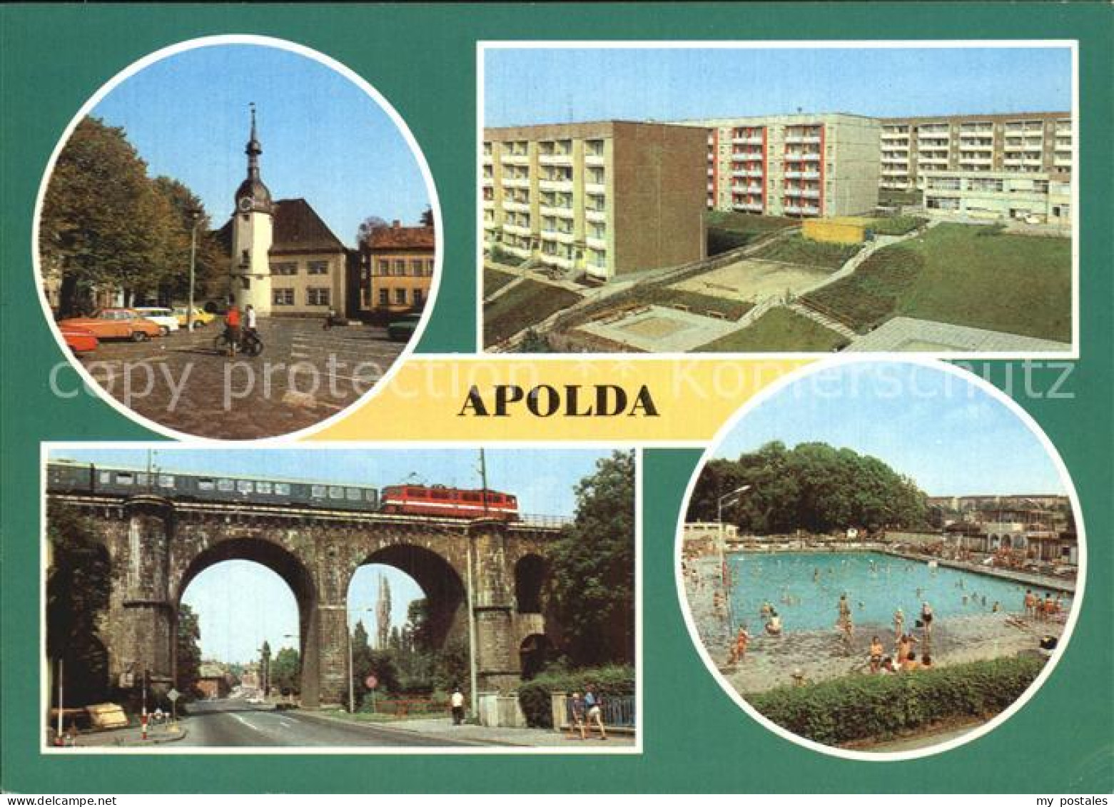 72546784 Apolda Markt Neubaugebiet Viadukt Freibad Apolda - Apolda