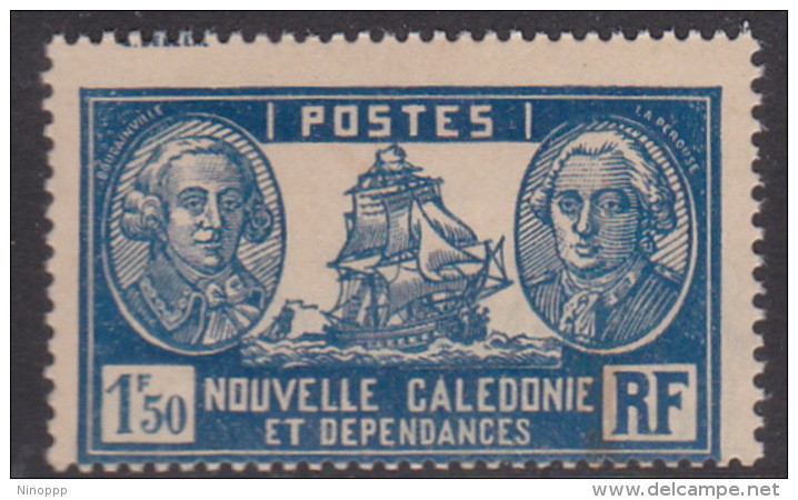 New Caledonia SG 168 1928 Definitives 1 F 50c Light Blue And Blue MNH - Neufs